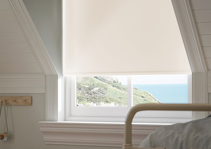 Trinity (Blackout), Cotton White - Twist&Fit Roller Blind - Image 5